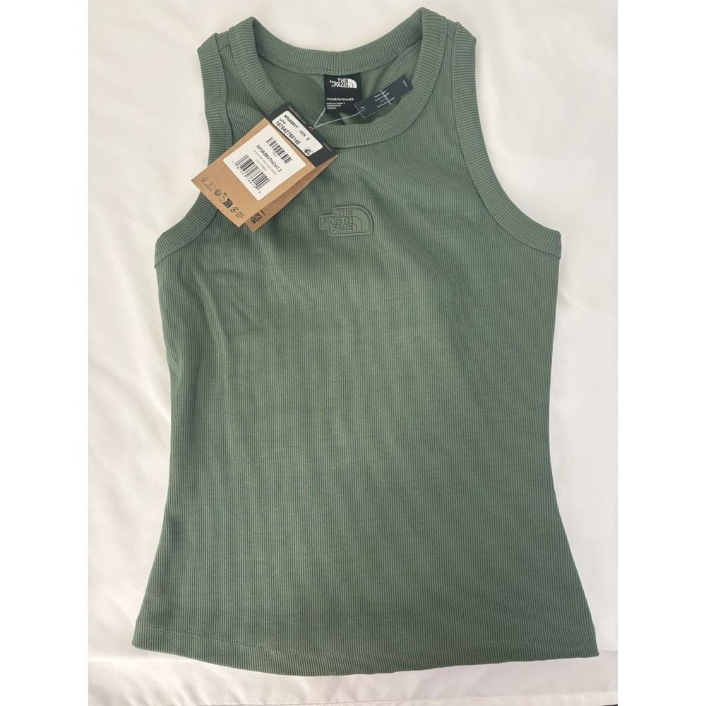 The North Face Women's Rib Tank Top in Olive Green